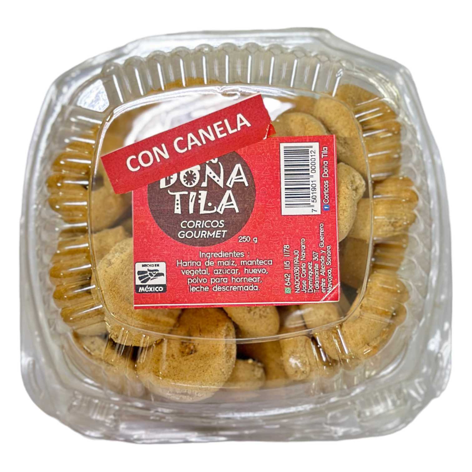 Coricos Gourmet Con Canela Doña Tila 250g